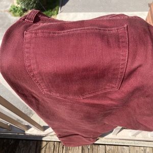 J Brand jeans in wine